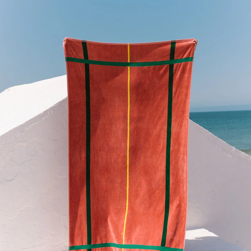 Serviette de plage Alvor Cognac