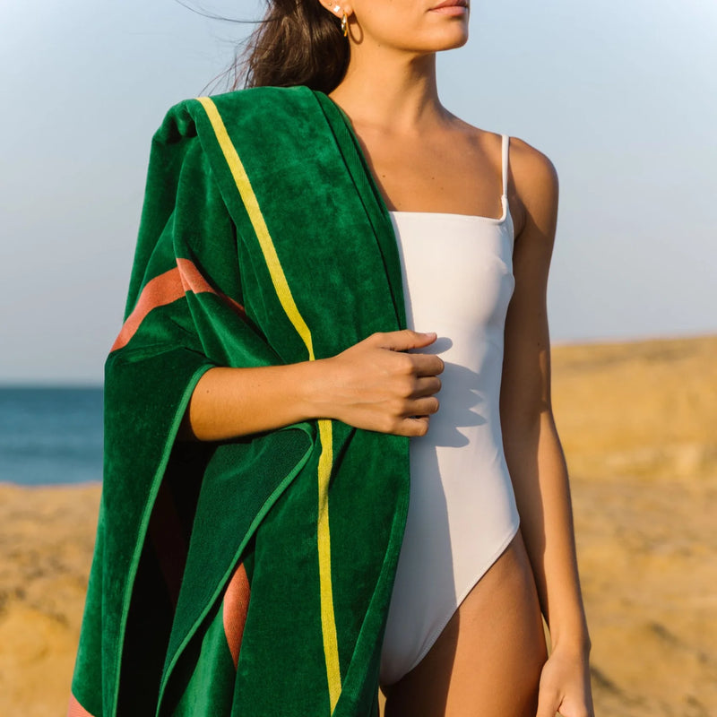 Femme Serviette de plage Alvor Vert
