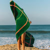 Femme Serviette de plage Alvor Vert