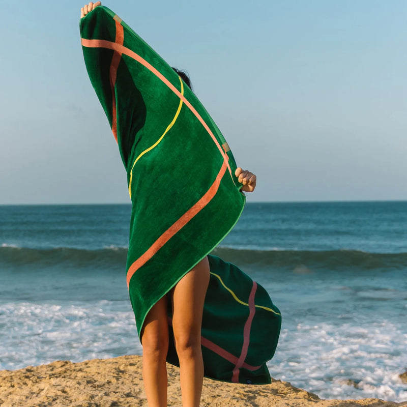 Femme Serviette de plage Alvor Vert