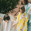Enfants Poncho Gibalta Jaune Vert et Beige