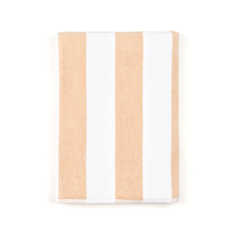 Serviette Rayée Gibalta Beige