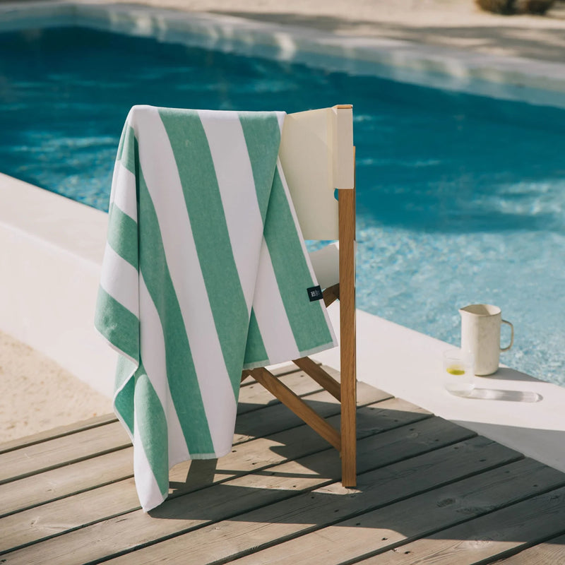 Chaise Serviette Rayée Gibalta Vert