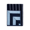 Serviette plage Pena rayure bleu marine