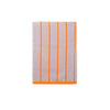 Serviette plage Pena rayure Gris Orange
